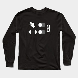 No Pain, No Gain - icons Long Sleeve T-Shirt